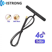 4G 무 지향성 안테나 TS9 야외 전화 신호 부스터 증폭기 자동차 DTU NB-IOT 전체 Netcom 패치 안테나 700-2700MHz, 01 SMA Male