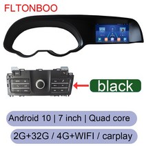 브릴리언스 V5 와이파이 스티어링 휠 터치 스크린 용 7 2din 안드로이드 자동차 GPS 네비게이션 라디오, 03 black 2G 32G_01 쿼드 코어