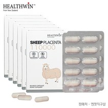 헬스윈 뉴질랜드 양태반 추출물 플라센타 110000 60베지캡슐 6개, 뉴질랜드 프로폴리스 치약, 60베지캡슐 -6개