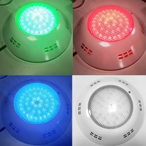UV-안티 PC 소재 수중 램프 12V 방수 IP68 색상 변경 RGB 풀 조명, 02 Warm White_03 36W