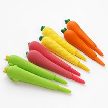 핑크풋 말랑말랑 과일 스퀴시 볼펜 중성펜 0.5mm, 딸기