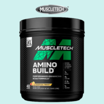 머슬테크 아미노산 BCAA 614g 헬스 부스터 게이너 효능 효과 BACC 류신, 트로피컬 트위스트(40일분)