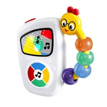 Baby Einstein 작은 탬버린 뮤지컬 장난감 및 딸랑이 BPA 프리 휴대용 장난감 만 3개월 이상, Take Along Tunes