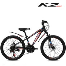 케이투바이크 MTB 자전거 덱스터 24인치 주니어 초등학생 21단 디스크 조립별도, 덱스터D 24인치 매트블랙+레드, 미조립+소형공구, 덱스터D 24인치 매트블랙+레드