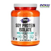 나우푸드 대두단백 소이프로틴 Soy Protein Isolate Pure Unflavored 907 g 약 38회분
