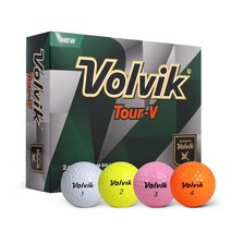 볼빅 NEW TOUR-V 골프공 12알, 옐로우, 12알1다즌, 12개, 12개