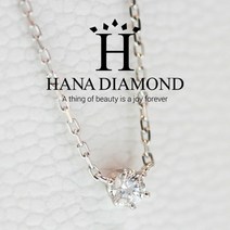 1부 다이아몬드 목걸이 14k 현대 - 큐피트 HNDN01706