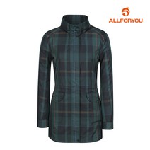 올포유 올포유 여성 폴리 체크 패턴 점퍼 AWJUI7304-804