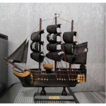 원목 모형배 인테리어소품 캐리비안의 해적