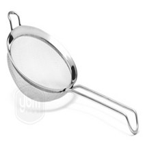 Ybmhome Stainless Steel Fine Mesh Strainer Colander Sieve with Handle for Rinsing Beans Grains Rice, 1