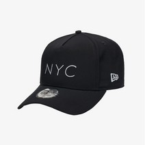 뉴에라 [뉴에라][공용]K프레임 매트 폴리 NYC 화이트 온 블랙 볼캡 (12836244)