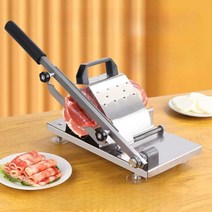 정육점 고기절단기 냉동육절기 슬라이서 대패 한약 뼈 식품 작두 하몽 수동 절단기계 고기 기계
