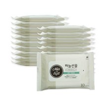 하늘 선물 물티슈 10매 리필_ 1311 물휴지 캡형 리필형 휴대용, 스토어마그넷 본상품선택