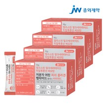 JW중외제약 먹는 엘라스틴 밀크세라마이드 히알루론산 비오틴 저분자 어린 피쉬 콜라겐 펩타이드 플러스 비타민, 60g, 4박스