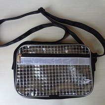 크린룸 제전 PVC 가방 8인치 격자, 블랙 색