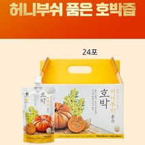 늙은호박 단호박 즙/발효허니부쉬 호박 농축액 허니부쉬 추출액 진액 엑기스 액기스 과채주스/24포, 24포, 100ml