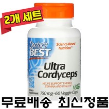 닥터스베스트 동충하초 750mg 60정 Cordyceps X 2팩