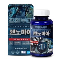 강철부대 쎈노미아 120정 남성 옥타코사놀 영양제 1통 홍삼 야관문 비타민B군 남자 스태미너 보조제 선물