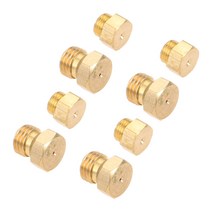 가스히터 난로 파츠 수리 20 개/대 황동 프로판 LPG 가스 파이프 온수기 연결 DIY 버너 M6x0.75mm/0.5mmx10, 한개옵션0