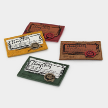 소잉데일리] 가죽라벨 모음_ 워싱라벨/ 빈티지 라벨, 1986_ 그린 77176, 05. 빈티지 라벨 3000