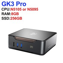 인텔 셀러론 초미니 PC 컴퓨터 N5095 8GB DDR4 128GB 256GB 윈도우11, Celeron N5105, EU, 8GB RAM 256GB SSD