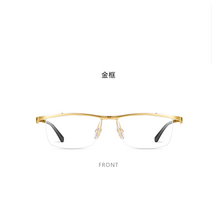 일본 초경량 금속테 안경 티타늄 가벼운 하금테 아세테이트 고도근시 프레임 회전