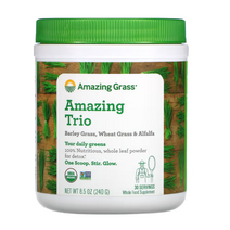어메이징 그라스 Amazing Grass 그린 슈퍼 푸드 보리순 밀순 및 알팔파 스무디 디톡스 240g(8.5oz)