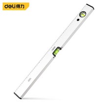 레벨측정기 Deli Tools 1Pcs High Precision Spirit Level Measuring Instruments Bubble Aluminum Alloy H, 04 600mm