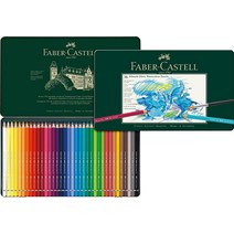 Faber-Castel FC117536 Albrecht Durer 아티스트 수채화 연필 금속 틴 케이스 (36팩) 모듬