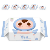 순둥이 네이처 오리지널 유아물티슈 캡형, 10팩, 1개