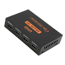EU 전원 공급 장치 노트북 용 HDMI 분배기 증폭기 1 In 4 Out 4KX2K 30Hz, NEXT-514SP4K