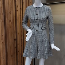케네스레이디 노카라 트위드 플레이어 원피스
