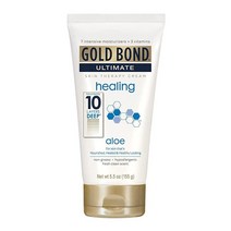 Gold Bond 알로에 함유 얼티밋 힐링 스킨 크림 155.9g (5온스), 0.19 Ounce (1개)