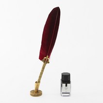 딥펜 깃털 만년필 세트 잉크 펜꽂이 깃털펜, 상세 참조, 상세 참조