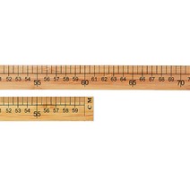 [셀프벨] 의류용 재단자 모양자 곡자 모음, 대나무자 60cm