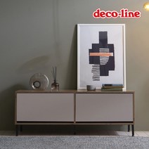 데코라인 코넬 피카 1200 투톤 거실장 B형 DKN051C, 메이플:CW형