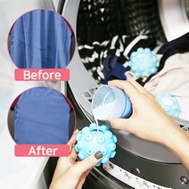 여유살림 구김방지 세탁기 건조기 겸용 세탁드라이볼, 6개 세트