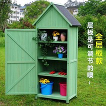 주택 조립식 창고 도구 원예 농기구 농막 소형 미니 간이 야외 인테리어, 4, 주택 창고-청록색 77 54.5 179