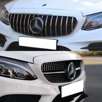 벤츠 세로그릴 / 다이아몬드 그릴 [벤츠 전차종], 순정로고 엠블럼 W205, E-5 W213 후기형 일반라인 세로/크롬