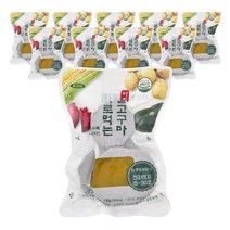 M 실온보관 바로먹는 꿀고구마 슬라이스 130g 10개 /삶은고구마 찐고구마 진공포장
