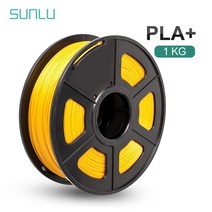 SUNLU 1.75MM PLPlus 3D 프린터 필라멘트 1KG 기포 없음 친환경 생분해성 무취 무독성 밝은 색상 인성, 10 PLA PLUS-GOLD