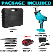 컷쏘 컷소 배터리 전원 Makita 18V 분당회전수분 4000 무선 왕복 절단기 톱, 03 4 with 1 battery