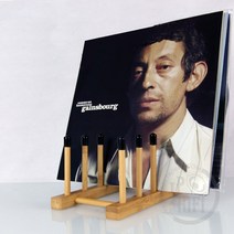 LP 수납장 보관 보관함 랙 장식장 꽂이 LP장 레코드판, 우드색상 8기둥