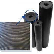 포입고무판 2.4T 1200W 15M 방진고무판 흑고무판 진동방지고무판 바닥매트