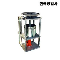 한국 공업사 수동 유압식 칡 즙짜는 기계 1ton 착즙기, 상세페이지 참조