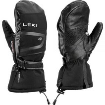LEKI 레키 Detect XT 3D Mitt 스키장갑 방한장갑, Black, 10