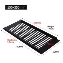 환기 그릴 직사각형 캐비닛 옷장 공기 알루미늄 환기커버 여러 크기 통기성 150mm, 01150X350MM