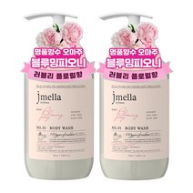 제이멜라 인 프랑스 블루밍 피오니 바디워시 플로럴향, 500ml, 2개