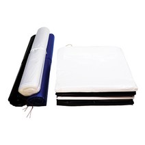 우리봉투 평판봉투(비포)검정 쓰레기 재활용 채소 야채봉투, 100매, 20L