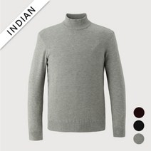 인디안 [인디안] 가을 남성 하프터틀 니트 MIEBHYF8401